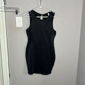 Mini black dress